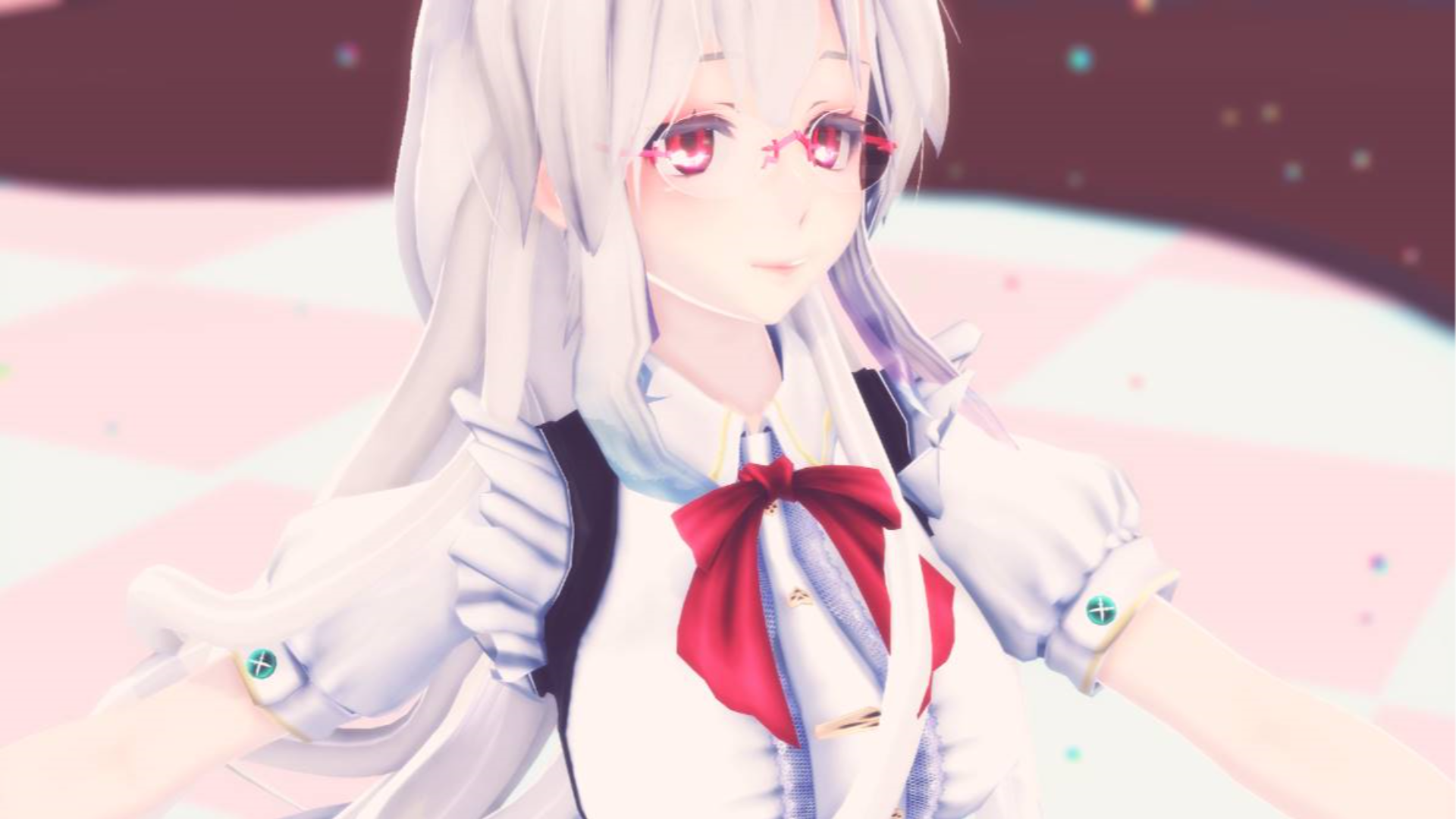 【弱音MMD】猫耳眼镜女仆弱音的触摸天空!